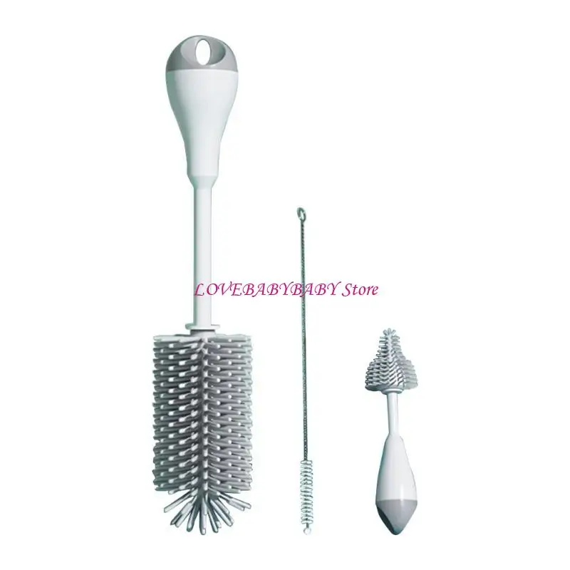 Silicone Brush & Straw set Bottle Brush & Straw Cleaner Set 3 in 1 Bottle & Tool set Infant Feeding for Infant Feeding 4XBC
Silicone Brush & Straw set Bottle Brush & Straw Cleaner Set 3 in 1 Bottle & Tool set Infant Feeding for Infant Feeding 4XBC