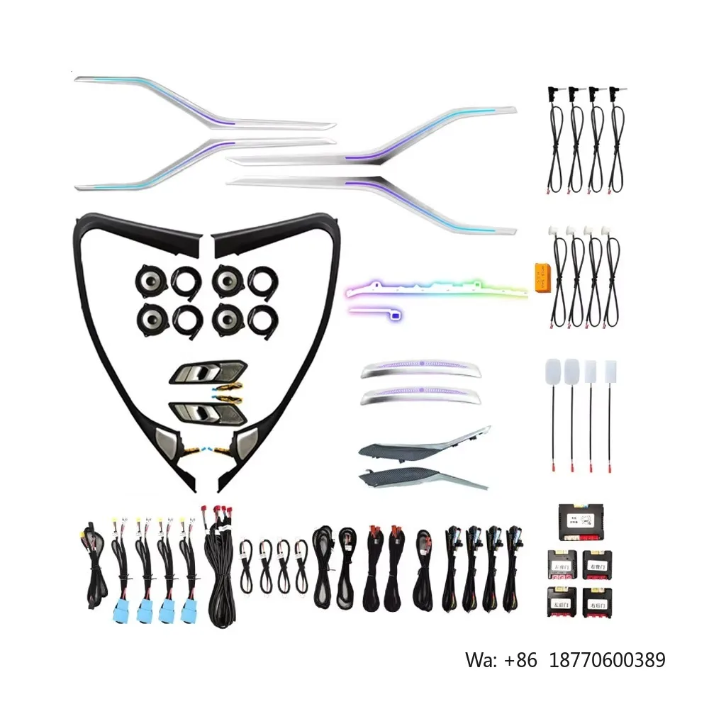 New 12V 64 Dynamic Colors Ambient Light for BMW 3 Series 2019-2025 G20 Speaker Car Interior Lighting Upgrade Kit Accessories
New 12V 64 Dynamic Colors Ambient Light for BMW 3 Series 2019-2025 G20 Speaker Car Interior Lighting Upgrade Kit Accessories