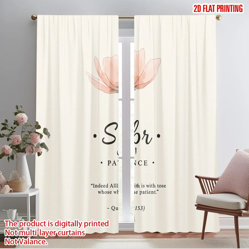 2pcs 2D flat printing Scene Curtains Flower Patience Quote 100% Polyester Fabric Without Electricity Party Decorations Use for
2pcs 2D flat printing Scene Curtains Flower Patience Quote 100% Polyester Fabric Without Electricity Party Decorations Use for