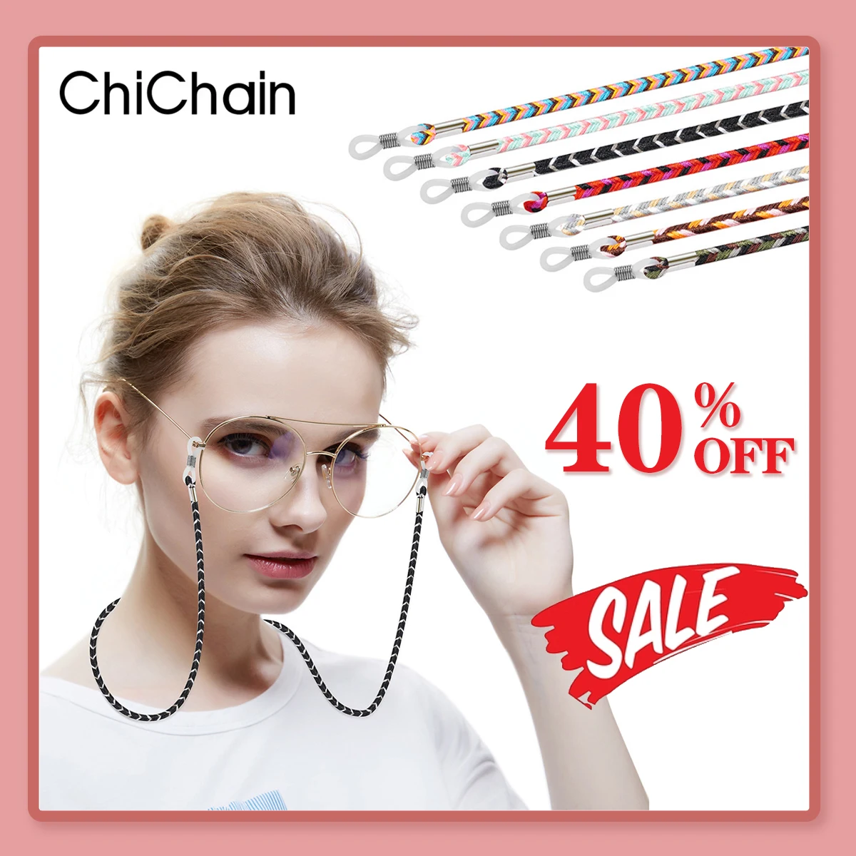 Colorful Fun Braided Mesh UltraLightweight Eyewear Retainer with Anti-Slip Loops for Everyday and Sports Sunglasses Glasses Cord
Colorful Fun Braided Mesh UltraLightweight Eyewear Retainer with Anti-Slip Loops for Everyday and Sports Sunglasses Glasses Cord