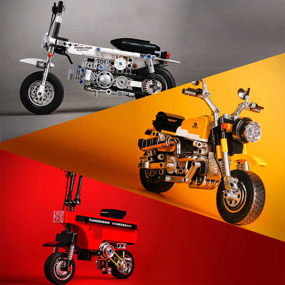 400+Pcs Mechanical Motorcycle Building Set - Sleek Racing Bike Model Kit with Moving Parts, STEM Toy for Teens Adults Collection
400+Pcs Mechanical Motorcycle Building Set - Sleek Racing Bike Model Kit with Moving Parts, STEM Toy for Teens Adults Collection