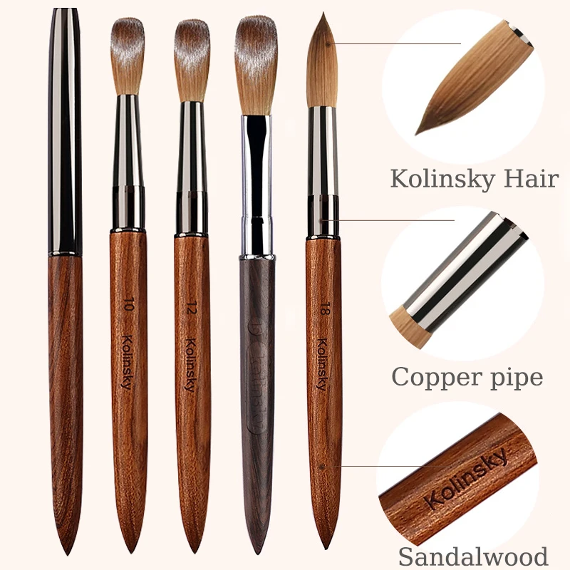 Кисть для акрила из 100% натурального ворса колинского сандалового дерева, для акрилового порошка, УФ-геля, наращивания ногтей, маникюрных работ.
Кисть для акрила из 100% натурального ворса колинского сандалового дерева, для акрилового порошка, УФ-геля, наращивания ногтей, маникюрных работ.