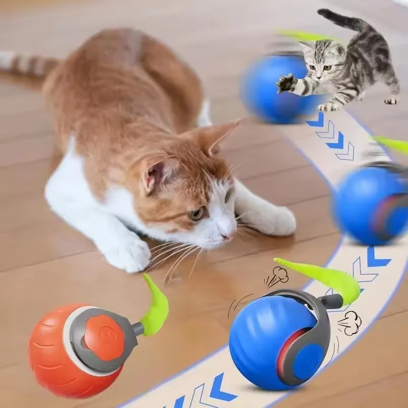 Auto Rolling Ball Cat Toy USB Smart Interactive Electric Self Moving Kitten Teaser Training Pet Play
Auto Rolling Ball Cat Toy USB Smart Interactive Electric Self Moving Kitten Teaser Training Pet Play