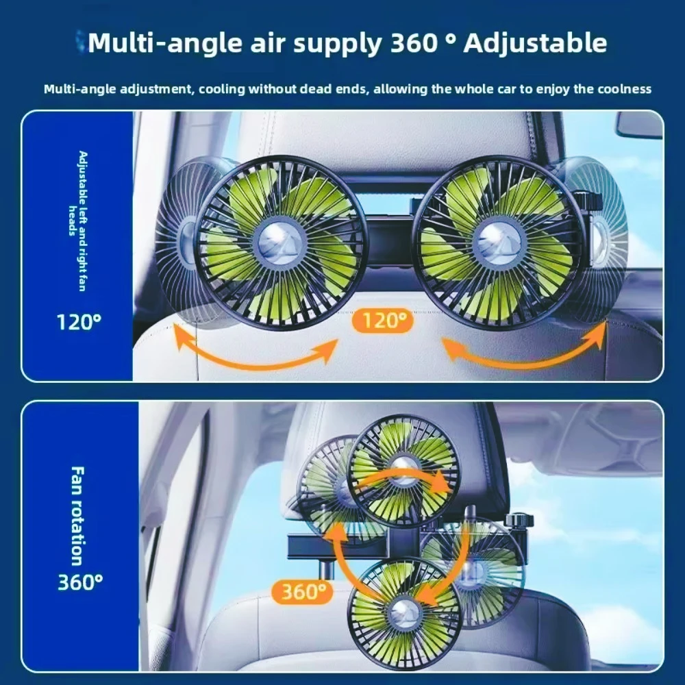 Ventilador Eléctrico Duradero para Coche, Especial para Camiones Grandes de 24V, para las Filas Interiores y Traseras del Vehícu
Ventilador Eléctrico Duradero para Coche, Especial para Camiones Grandes de 24V, para las Filas Interiores y Traseras del Vehícu