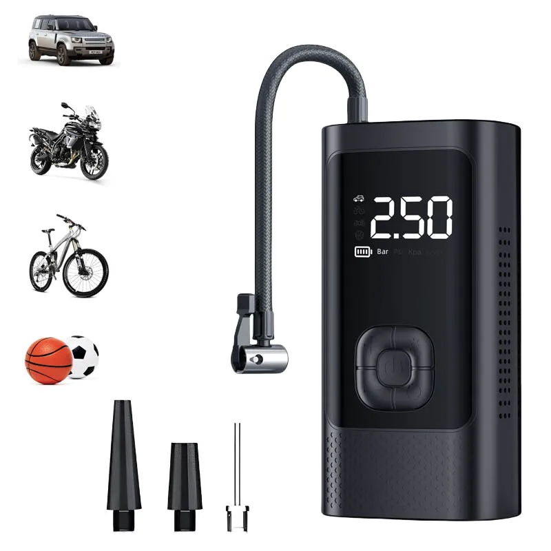 2025 DC 12V High Power 150psi Portable ABS Digital Pressure Gauge Car Air Compressor Tire Inflator Pump with Emergency Light
2025 DC 12V High Power 150psi Portable ABS Digital Pressure Gauge Car Air Compressor Tire Inflator Pump with Emergency Light