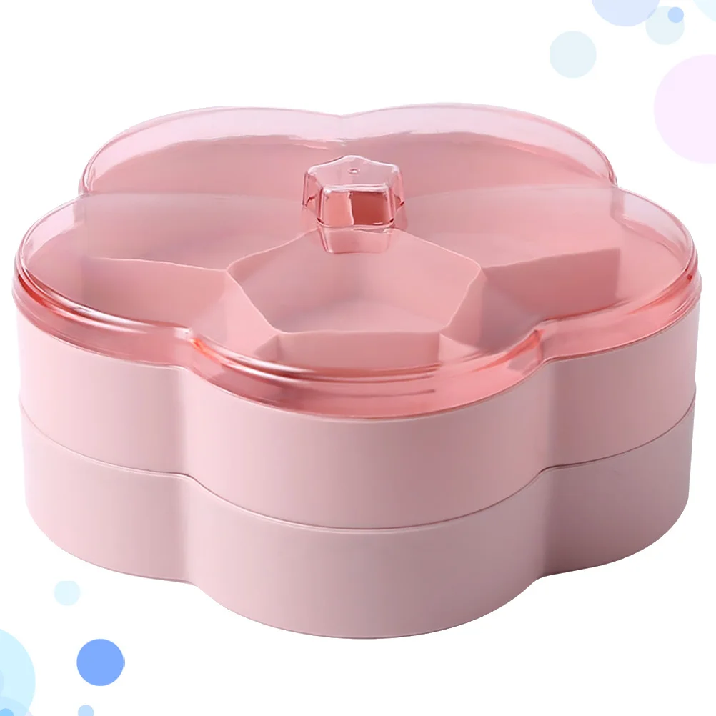Pink Double-Layer Divided Candy Nut Snack Tray Transparent Lid Flower Shape for Party Appetizer Serving Container
Pink Double-Layer Divided Candy Nut Snack Tray Transparent Lid Flower Shape for Party Appetizer Serving Container