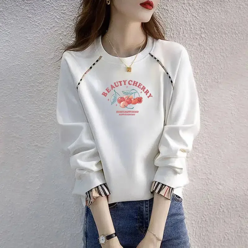 Cotton Woman Tops Baggy Pullover Round Neck Sweatshirt for Women High Quality Loose 90s Vintage M Nice Color Korean Fashion Emo
Cotton Woman Tops Baggy Pullover Round Neck Sweatshirt for Women High Quality Loose 90s Vintage M Nice Color Korean Fashion Emo