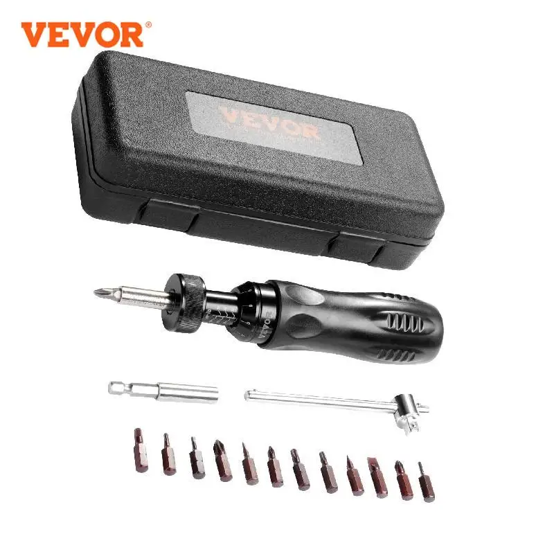 VEVOR 1/4" Torque Screwdriver Drive Screwdriver Torque Wrench Electrician Torque Screwdriver with Scale 10-70 in/lbs Torque
VEVOR 1/4" Torque Screwdriver Drive Screwdriver Torque Wrench Electrician Torque Screwdriver with Scale 10-70 in/lbs Torque