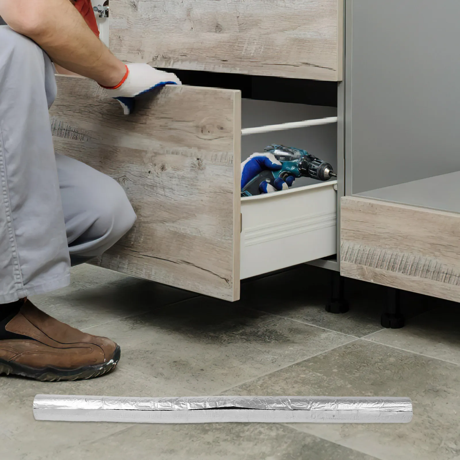 Легкоустанавливаемая теплоизоляционная обмотка из алюминиевой фольги и резинопластика для наружных водопроводных труб, защита от замерзания
Легкоустанавливаемая теплоизоляционная обмотка из алюминиевой фольги и резинопластика для наружных водопроводных труб, защита от замерзания