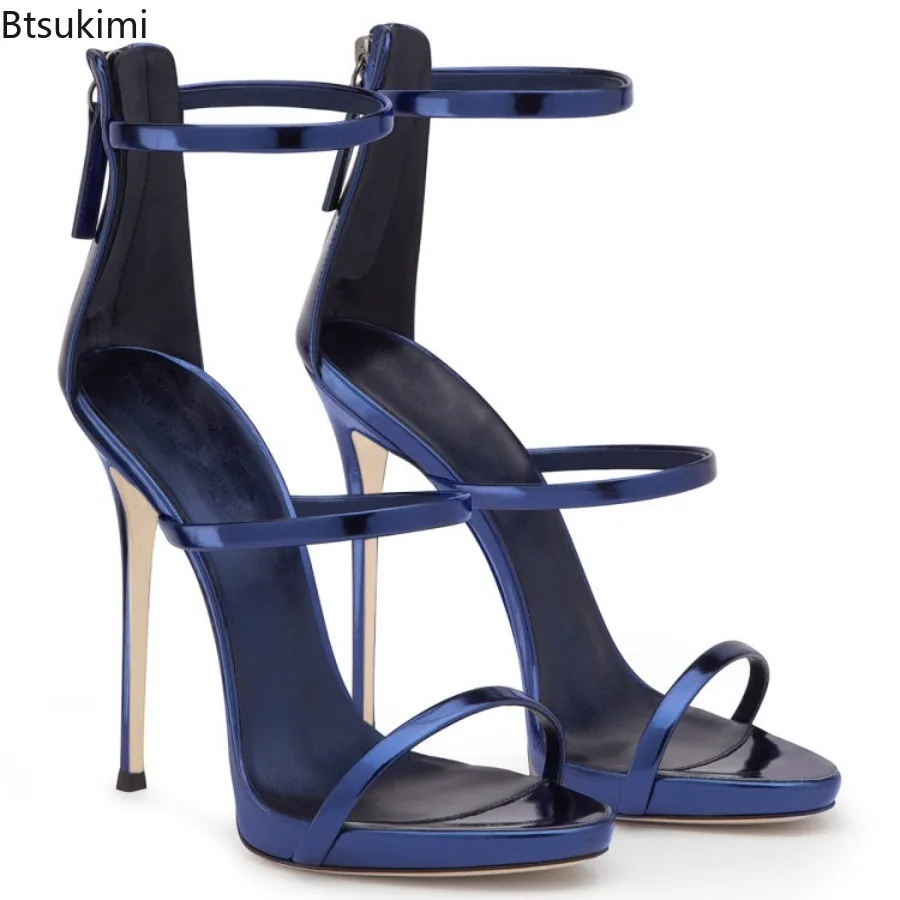 New 2025 Summer Women's Sandals Sexy Stiletto Heels Sandals Fashion High-quality Banquet Zipper Strap Combination High Heels
New 2025 Summer Women's Sandals Sexy Stiletto Heels Sandals Fashion High-quality Banquet Zipper Strap Combination High Heels