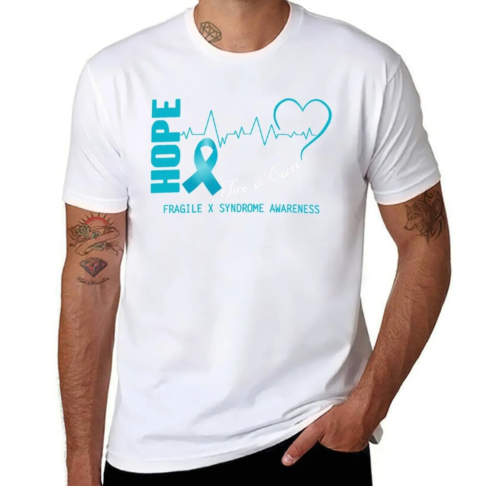 Hope For A Cure Fragile X Syndrome Awareness T-Shirt t shirts for man cotton funny men t shirt cotton 100% T-Shirt
Hope For A Cure Fragile X Syndrome Awareness T-Shirt t shirts for man cotton funny men t shirt cotton 100% T-Shirt