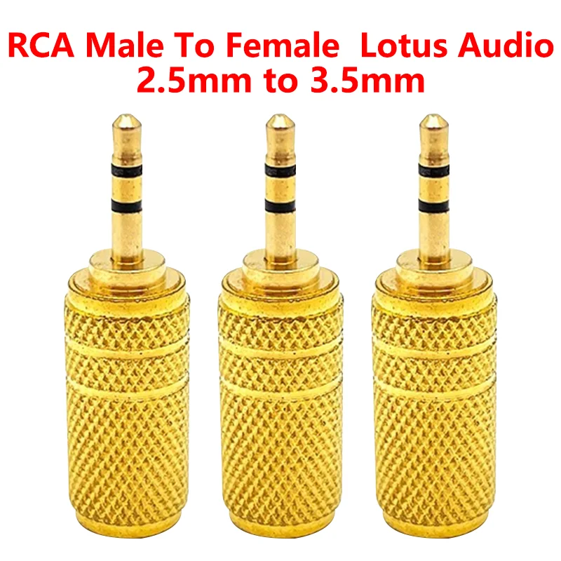 5/20/100PCS 2.5mm Stereo Male Plug To 3.5mm Female Jack Adapter Gold Plated Jack 3.5mm To 2.5mm Plug Adapter Connector
5/20/100PCS 2.5mm Stereo Male Plug To 3.5mm Female Jack Adapter Gold Plated Jack 3.5mm To 2.5mm Plug Adapter Connector