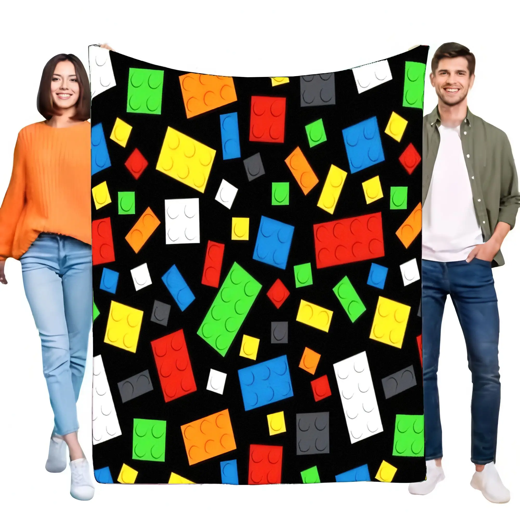 Colorful LEGO Pattern Blanket Soft Cozy Throw for Bed Sofa Perfect Gift for Kids and Adults Playful Design Lightweight and Easy
Colorful LEGO Pattern Blanket Soft Cozy Throw for Bed Sofa Perfect Gift for Kids and Adults Playful Design Lightweight and Easy
