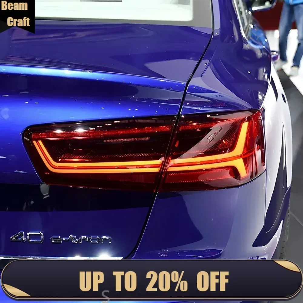 Обновление автоматических задних фонарей в сборе для Audi A6 C7 A6L S6 2012-2015, светодиодные динамические поворотные автомобильные задние фонари, аксессуары Plug and Play
Обновление автоматических задних фонарей в сборе для Audi A6 C7 A6L S6 2012-2015, светодиодные динамические поворотные автомобильные задние фонари, аксессуары Plug and Play