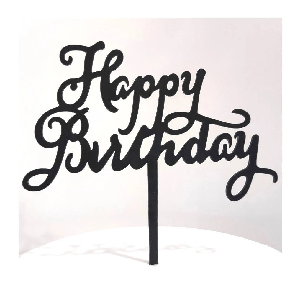 Happy Birthday Flag Cake Topper Acrylic Letter Top Flag Decoration for Birthday Party Wedding Supplies
Happy Birthday Flag Cake Topper Acrylic Letter Top Flag Decoration for Birthday Party Wedding Supplies