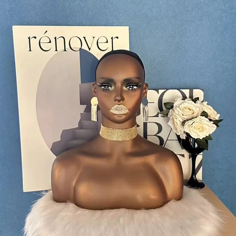 Realistic Female Mannequin Dummy Head with Shoulders for Wig Hats Jewelry Display
Realistic Female Mannequin Dummy Head with Shoulders for Wig Hats Jewelry Display