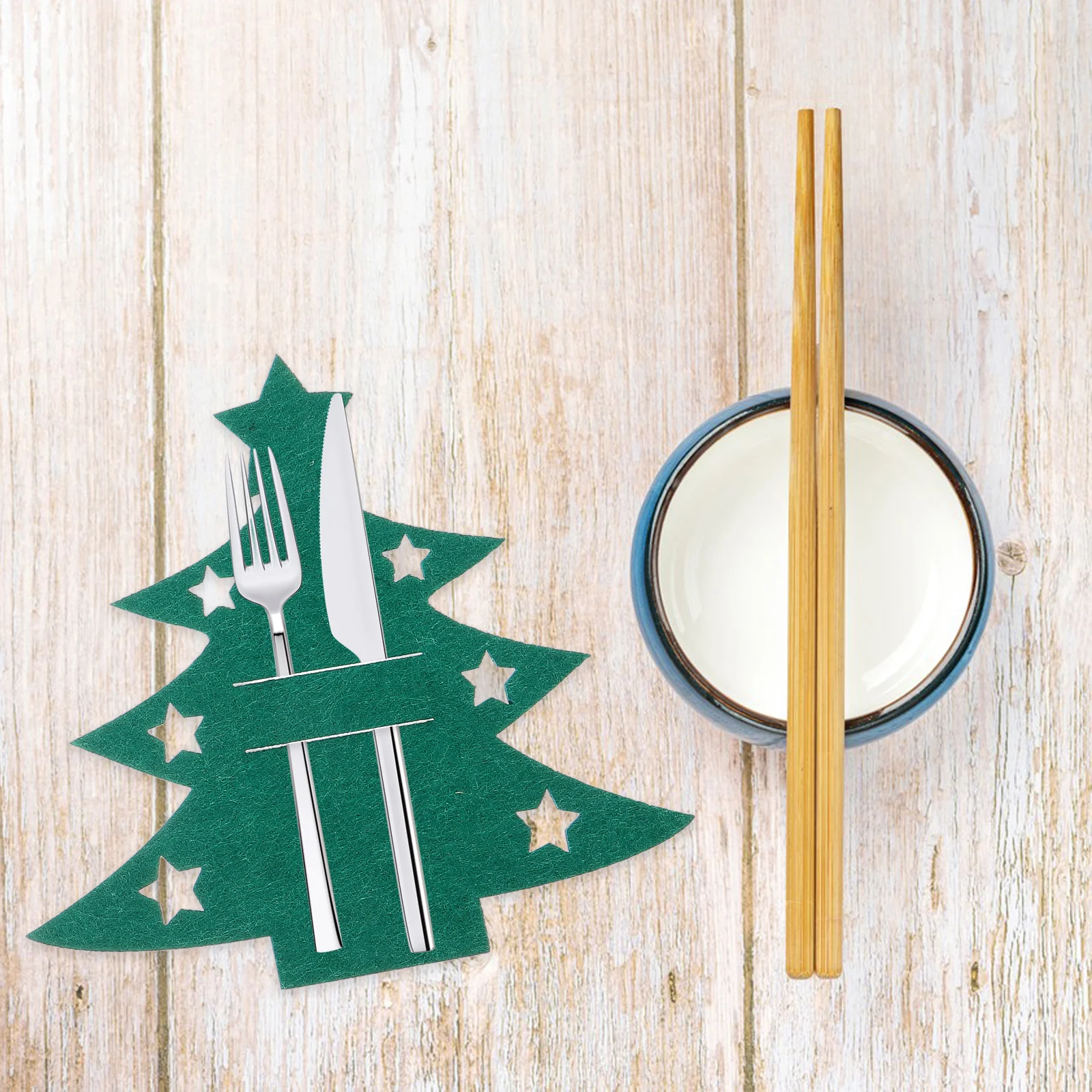 10 Pcs Cutlery Set Christmas Felt Tree Holders Silverware Pouches Knife Cloth Tableware Pockets
10 Pcs Cutlery Set Christmas Felt Tree Holders Silverware Pouches Knife Cloth Tableware Pockets