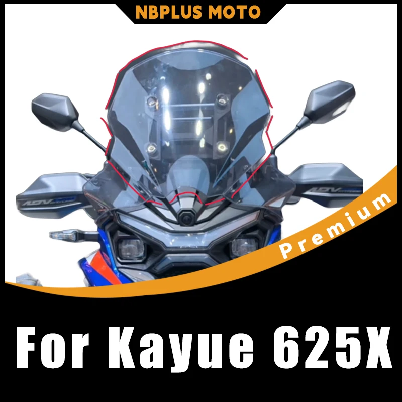 【Premium】 For Kaiyue 625X elevated windscreen, elevated front windshield, motorcycle windscreen modification accessories
【Premium】 For Kaiyue 625X elevated windscreen, elevated front windshield, motorcycle windscreen modification accessories