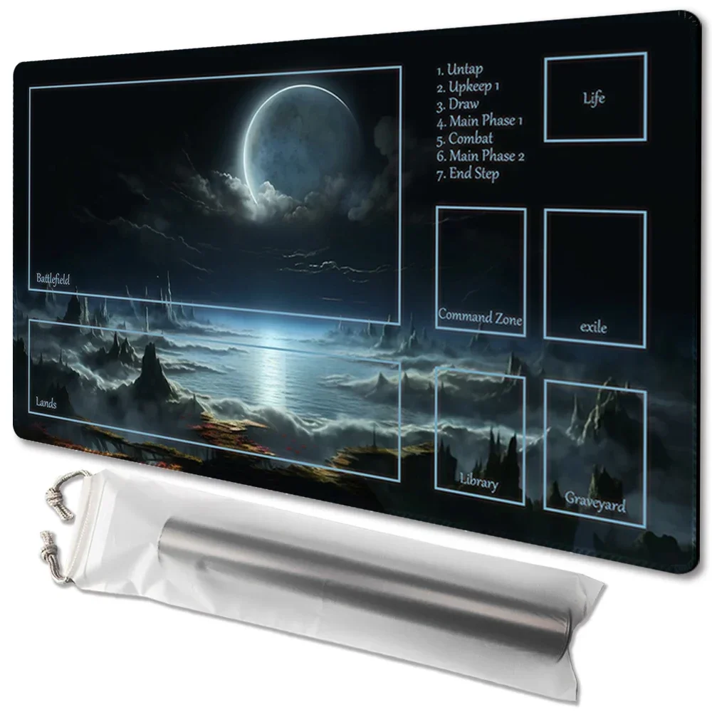 Lunar Lagoon-Board Game MTG Playmat Game Mat Size 60X35 CM Compatible for TCG
Lunar Lagoon-Board Game MTG Playmat Game Mat Size 60X35 CM Compatible for TCG