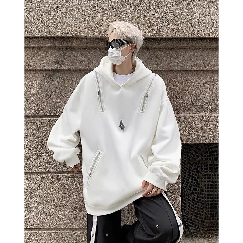 Heavyweight Hoodie Hard Vibe American High Street Men Deconstructed Sle Metal Zipper Hoodie Hiphop Jaet Casual Breathable
Heavyweight Hoodie Hard Vibe American High Street Men Deconstructed Sle Metal Zipper Hoodie Hiphop Jaet Casual Breathable
