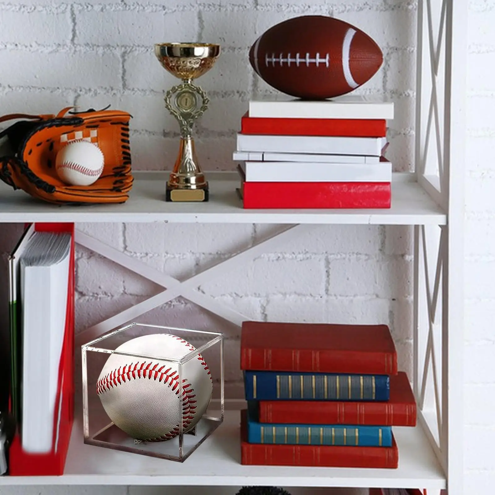 Baseball Display Case 8cm Golf Ball Display Case for Collections Single Ball
Baseball Display Case 8cm Golf Ball Display Case for Collections Single Ball