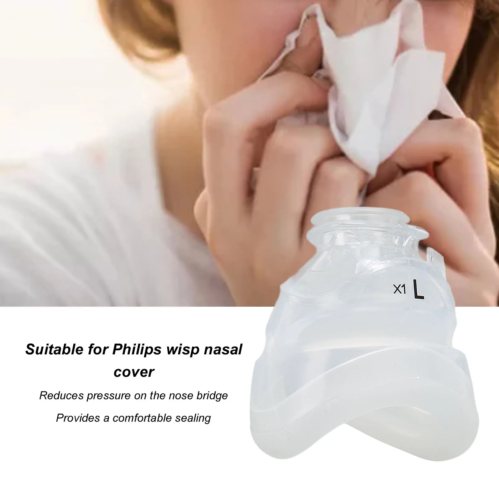 Nasal Cover Replacement Cushion Nasal Guard Cushion Breathing Machine Accessory Fit for Philips Wisp Nasal Guard Cushion
Nasal Cover Replacement Cushion Nasal Guard Cushion Breathing Machine Accessory Fit for Philips Wisp Nasal Guard Cushion