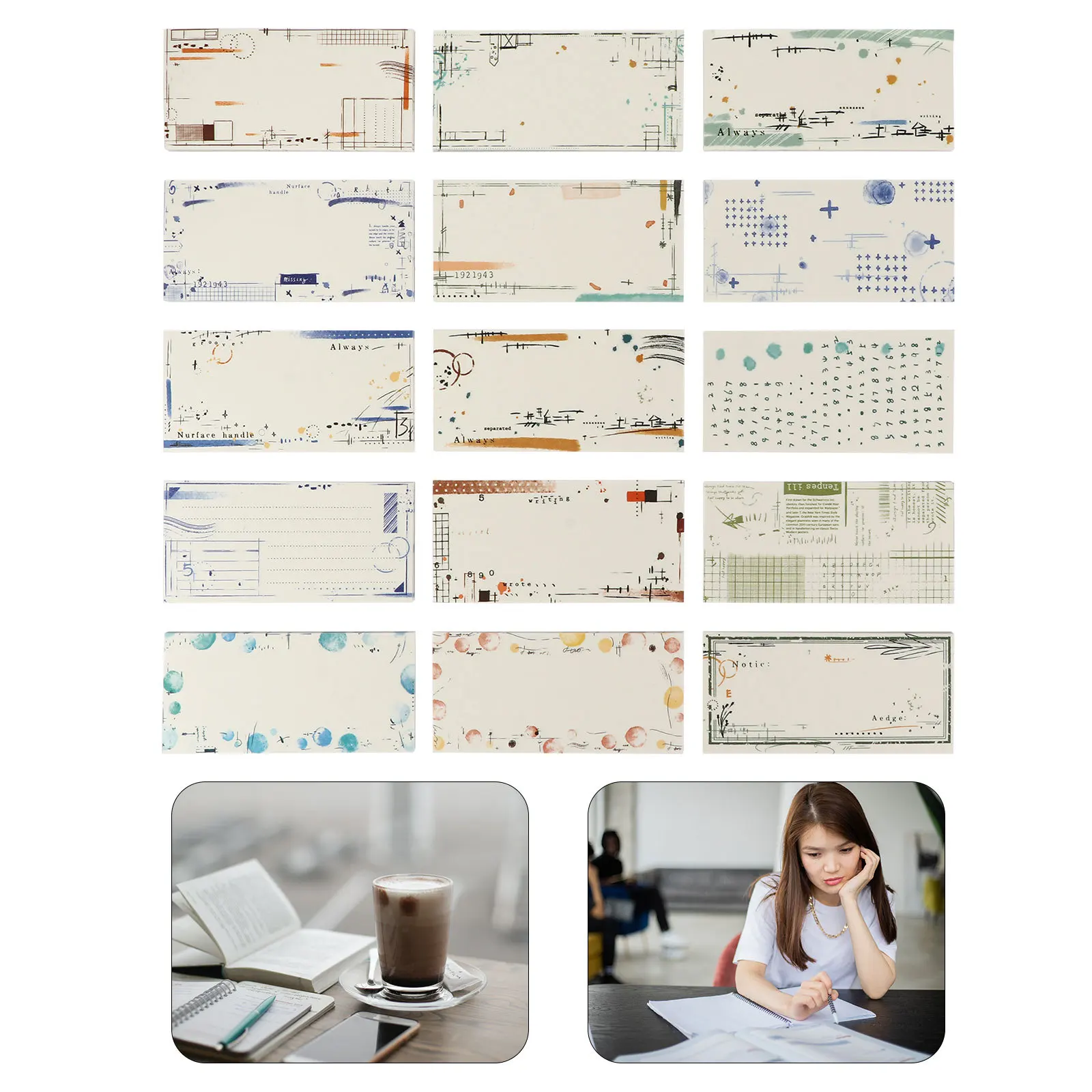 600Pcs Set Mini Memo Pads Paper Message Notes Portable Creative Sticker Pads for Office Students Hand Account Decor
600Pcs Set Mini Memo Pads Paper Message Notes Portable Creative Sticker Pads for Office Students Hand Account Decor