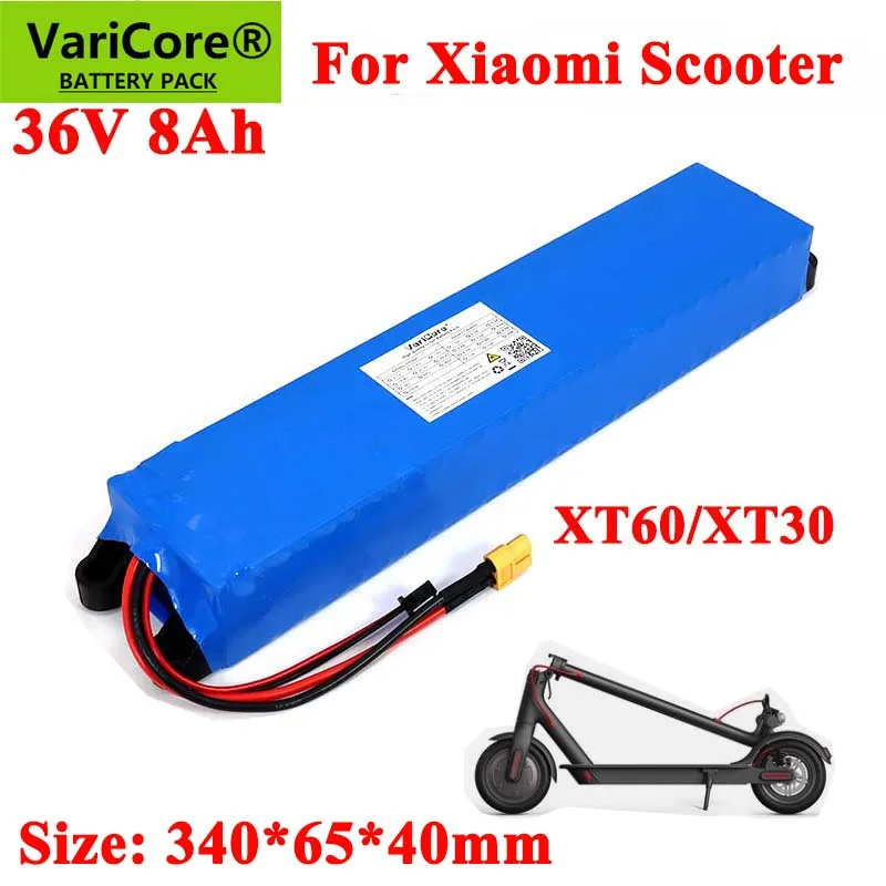 VariCore 36V 8.0Ah 18650 lithium battery pack For Xiaomi Foldable Smart Electric Scooter Mi Light Skateboard M365 Portable
VariCore 36V 8.0Ah 18650 lithium battery pack For Xiaomi Foldable Smart Electric Scooter Mi Light Skateboard M365 Portable