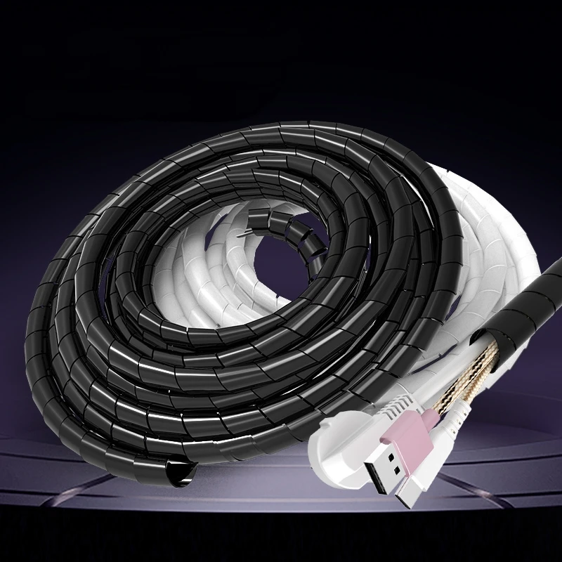 600units/ 5mm New Spiral Wrap Sleeving Tube Flame Retardant Cable Protective Sleeve Band Winding Pipe Wire Sleeves
600units/ 5mm New Spiral Wrap Sleeving Tube Flame Retardant Cable Protective Sleeve Band Winding Pipe Wire Sleeves