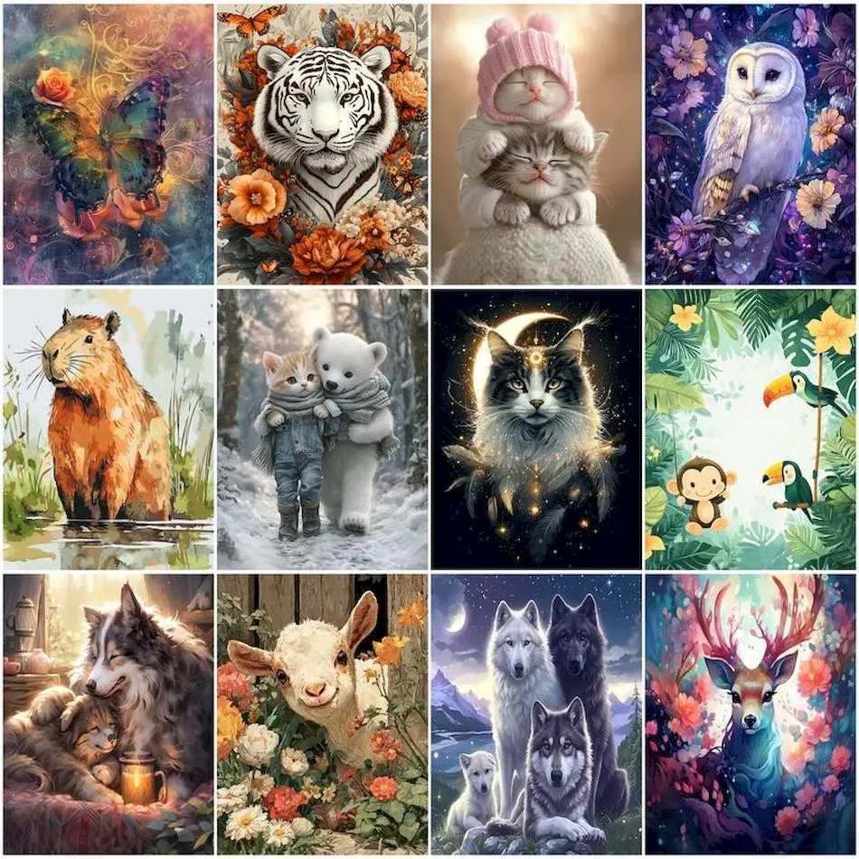 RUOPOTY Painting Paints By Numbers Animals Coloring Art Supplies Framed Wall Art Modern Drawing On Canvas Acrylic Paints Diy Set
RUOPOTY Painting Paints By Numbers Animals Coloring Art Supplies Framed Wall Art Modern Drawing On Canvas Acrylic Paints Diy Set