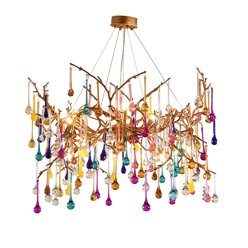 All copper light luxury creative children's room chandelier bedroom crystal lamp artistic personality
All copper light luxury creative children's room chandelier bedroom crystal lamp artistic personality
