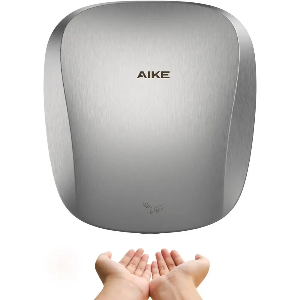 AIKE Air Tank Heavy Duty Hand Dryer HEPA ilter UL Approved 120V 1400W Brushed StainlSteel inish el AK2903
AIKE Air Tank Heavy Duty Hand Dryer HEPA ilter UL Approved 120V 1400W Brushed StainlSteel inish el AK2903