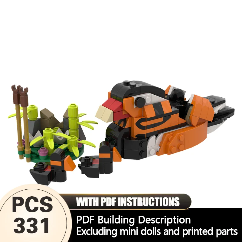 Creators Animal Series Model MOC Building Bricks Cute Yellow Duck Modular Technology Gifts Holiday Assemble Children Toys Suit
Creators Animal Series Model MOC Building Bricks Cute Yellow Duck Modular Technology Gifts Holiday Assemble Children Toys Suit