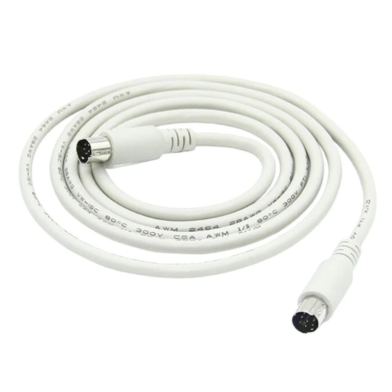 Flexible 8Pin DIN Male to Male Cable 8PIN Extension Cable for Enhances Audios Connectivity Cable 150cm/59.06inch
Flexible 8Pin DIN Male to Male Cable 8PIN Extension Cable for Enhances Audios Connectivity Cable 150cm/59.06inch