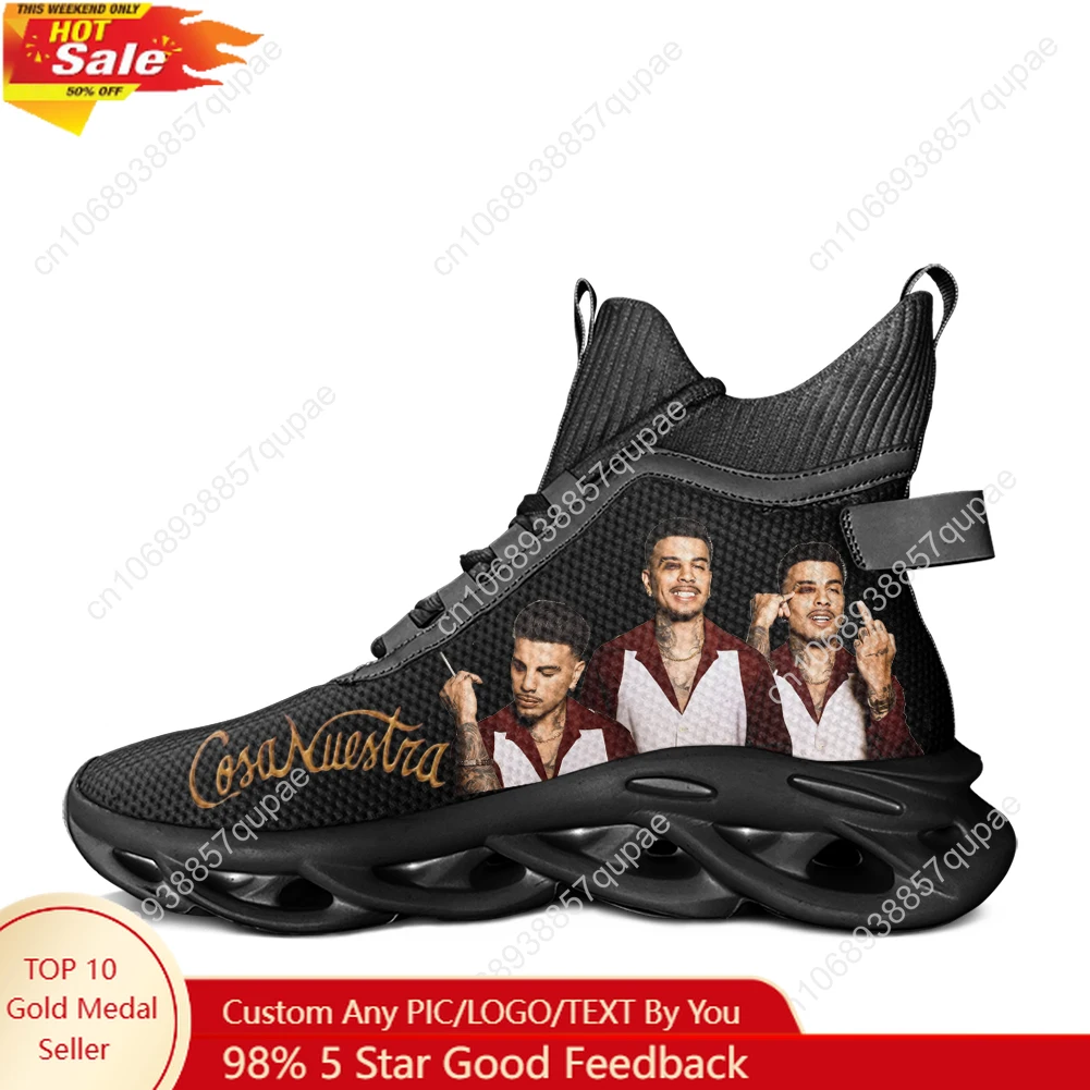 Singer Rauw Alejandro Cosa Nuestra High Top Flats Sneakers Mens Womens Hiking Sneakers Travel Lightweight Shoe Running Shoes
Singer Rauw Alejandro Cosa Nuestra High Top Flats Sneakers Mens Womens Hiking Sneakers Travel Lightweight Shoe Running Shoes
