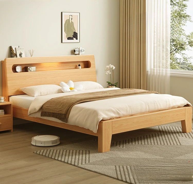 Bed Modern Simple 1.5m Home Master Bedroom Bed 1.8m Double Bed Rental Room E****mical Single
Bed Modern Simple 1.5m Home Master Bedroom Bed 1.8m Double Bed Rental Room E****mical Single