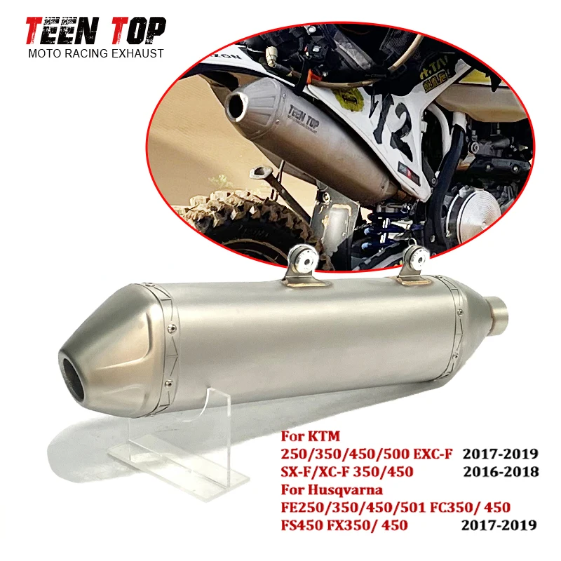 Выхлопная труба (глушитель) 50 мм для внедорожных мотоциклов Husqvarna FE250 FE350 FE450 FE500 FS450 FC450 FX450, гоночный выхлоп, мотоаксессуар
Выхлопная труба (глушитель) 50 мм для внедорожных мотоциклов Husqvarna FE250 FE350 FE450 FE500 FS450 FC450 FX450, гоночный выхлоп, мотоаксессуар