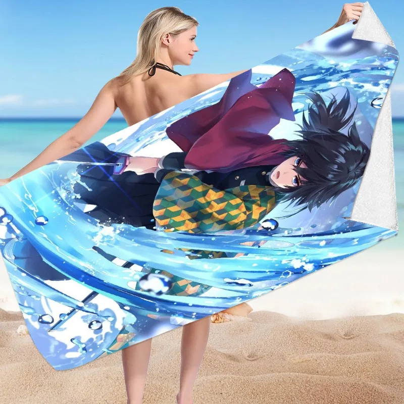 Anime Demon Slayers Beach Towels Ultra-fine Fiber Double-sided Velvet Beach Towels Versatile Bath Square Towel Beach Towel Gift
Anime Demon Slayers Beach Towels Ultra-fine Fiber Double-sided Velvet Beach Towels Versatile Bath Square Towel Beach Towel Gift