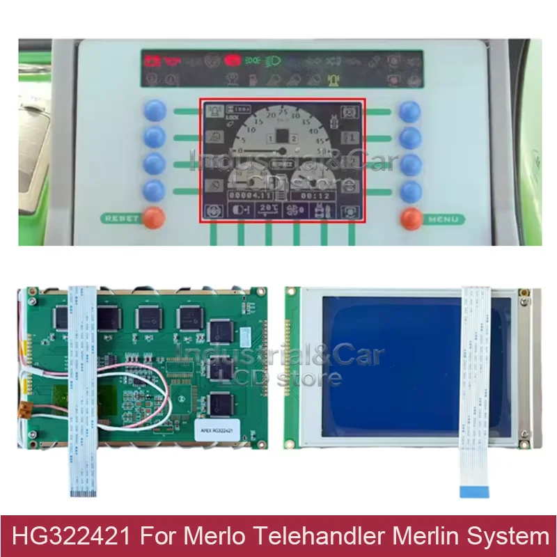 Comaptible New LCD APEX HG322421 P322421-02CWNHCWB-0201 RG322421 WNHCWB01 P322421 For Merlo Telehandler Merlin System LCD
Comaptible New LCD APEX HG322421 P322421-02CWNHCWB-0201 RG322421 WNHCWB01 P322421 For Merlo Telehandler Merlin System LCD