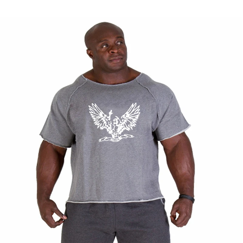 Gyms Clothing Mens Bodybuilding Loose T Shirts Cotton Short Sleeve Sweatshirt Fitness Workout Sportswear Tops Male
Gyms Clothing Mens Bodybuilding Loose T Shirts Cotton Short Sleeve Sweatshirt Fitness Workout Sportswear Tops Male