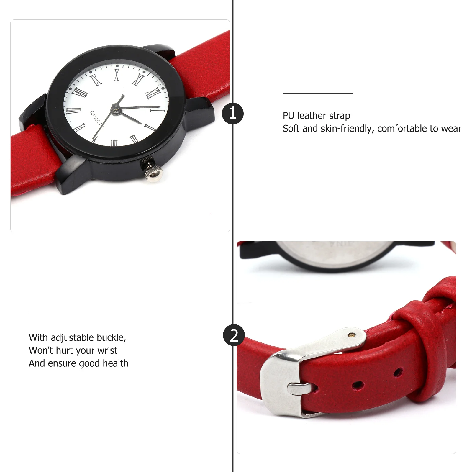 Casual Strap Quartz Watch for Women Simple Elegant Design Large Clear Dial Comfortable Skin Friendly Band Adjustable
Casual Strap Quartz Watch for Women Simple Elegant Design Large Clear Dial Comfortable Skin Friendly Band Adjustable