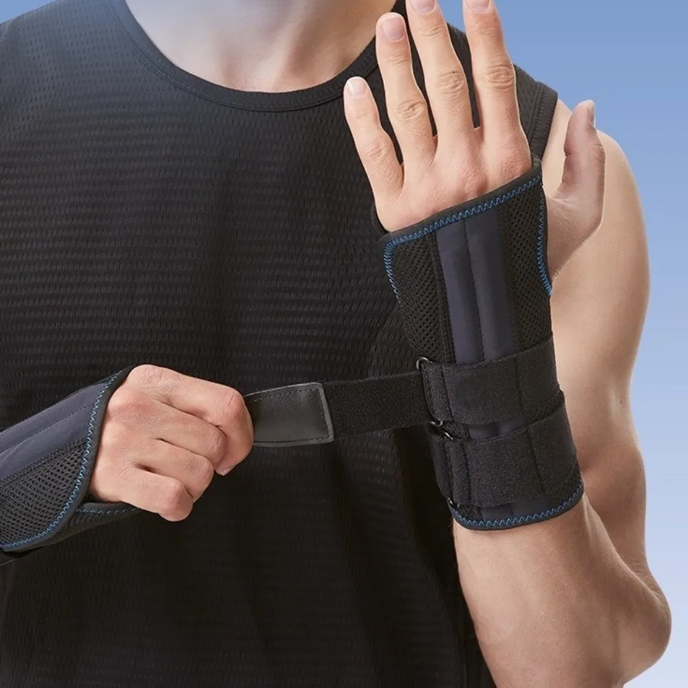 Metal Splint Wrist Brace 3 Stays Compression Strap Hand Brace Breathable Pressure Winding Adjustable Splint Night Support
Metal Splint Wrist Brace 3 Stays Compression Strap Hand Brace Breathable Pressure Winding Adjustable Splint Night Support