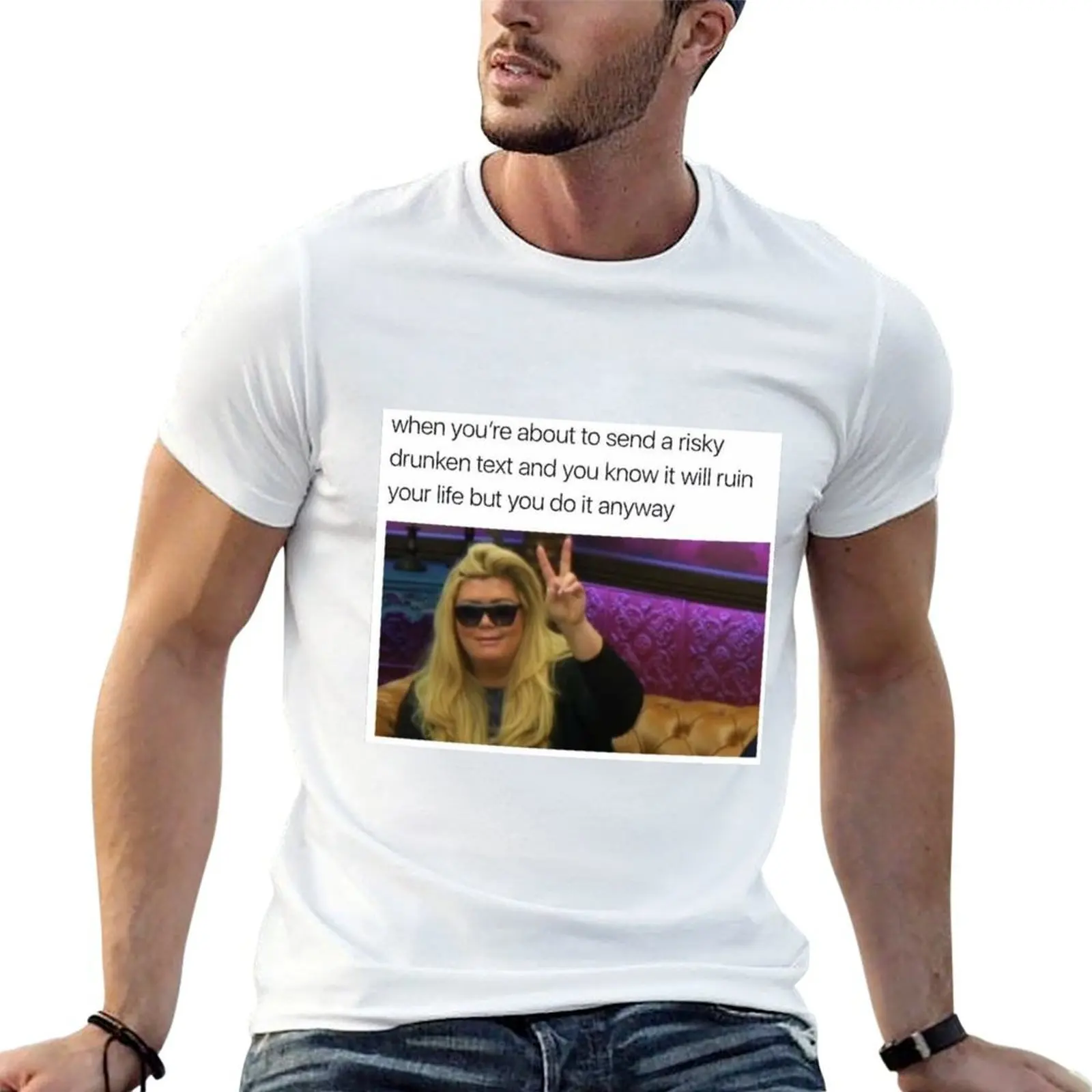 Футболка Gemma Collins Meme, дизайнерские футболки для мужчин, облегающая футболка 
Футболка Gemma Collins Meme, дизайнерские футболки для мужчин, облегающая футболка