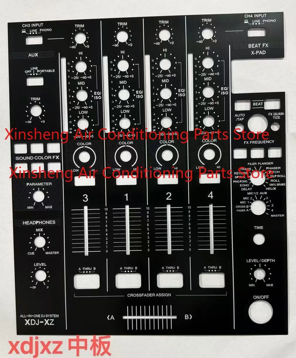 OEM Control Center Panel Aluminium alloy Main Faceplate Part For Pioneer XDJ-XZ
OEM Control Center Panel Aluminium alloy Main Faceplate Part For Pioneer XDJ-XZ