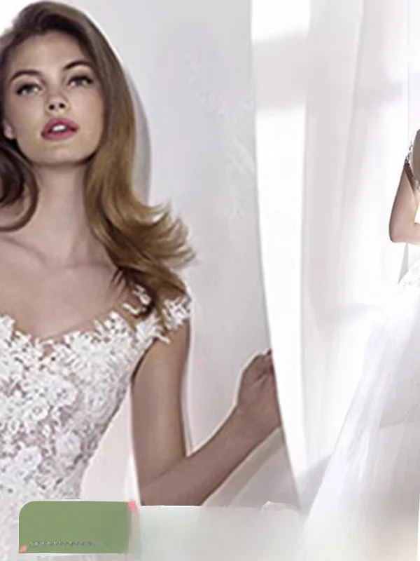 Romantic Lace Deep V-Neck Princess Wedding Dress Angel Bride Large Train Gown Korean Style mid Waist Zipper Backless Shoulder
Romantic Lace Deep V-Neck Princess Wedding Dress Angel Bride Large Train Gown Korean Style mid Waist Zipper Backless Shoulder