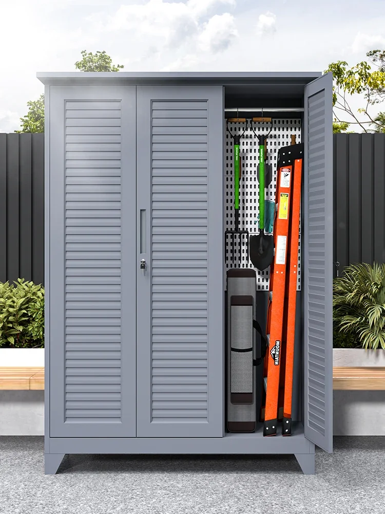 2026 Outdoor Garden Tool Storage Cabinet Waterproof Sun Protection for Fishing Gear Courtyard Cleaning Mop Hole Board Cabinet
2026 Outdoor Garden Tool Storage Cabinet Waterproof Sun Protection for Fishing Gear Courtyard Cleaning Mop Hole Board Cabinet