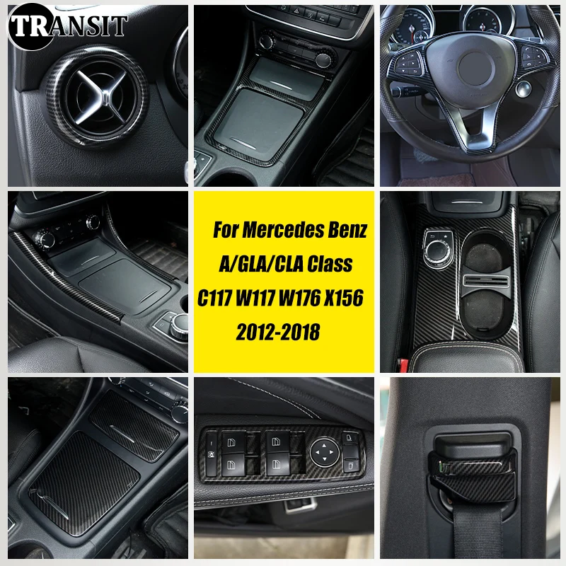 For Mercedes Benz A/GLA/CLA Class C117 W117 W176 X156 2015-2019 AMG Car Center Console Carbon Fiber Refit Trim Accessories
For Mercedes Benz A/GLA/CLA Class C117 W117 W176 X156 2015-2019 AMG Car Center Console Carbon Fiber Refit Trim Accessories