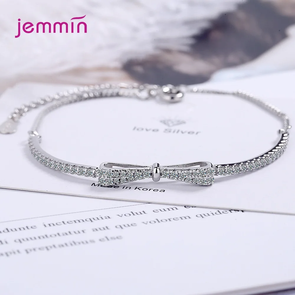 Luxury 925 Sterling Silver Crystal Bracelets For Women Girls Trend Fashion Jewelry Valentines Day Gift Wholesale
Luxury 925 Sterling Silver Crystal Bracelets For Women Girls Trend Fashion Jewelry Valentines Day Gift Wholesale
