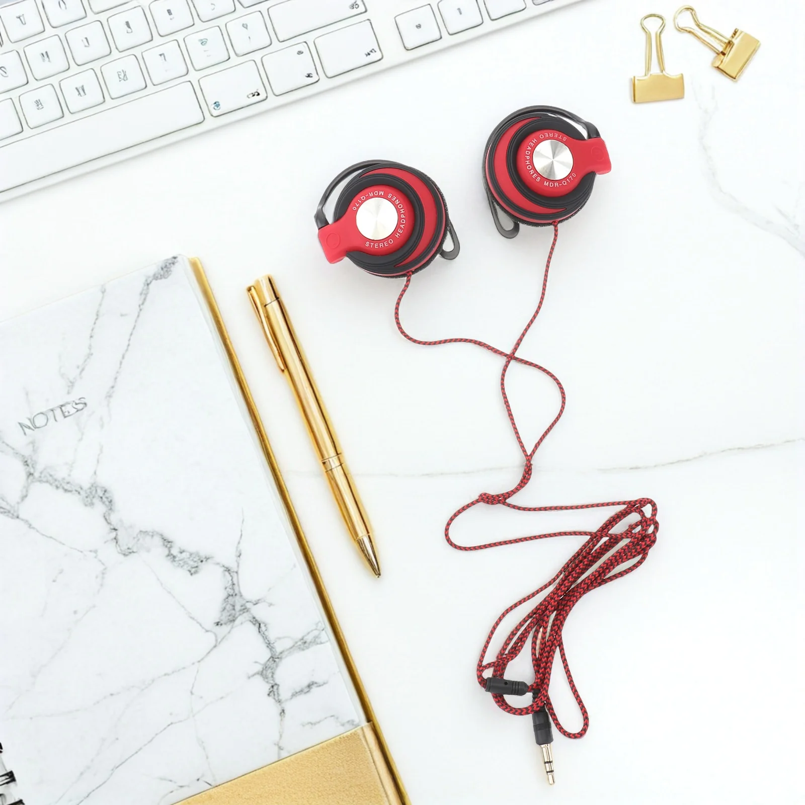 Earhook Headphones 3 5mm Stereo Ear Buds Soft Comfortable Ear Pads Durable Cable Compatible Phones Computers TVs Travel
Earhook Headphones 3 5mm Stereo Ear Buds Soft Comfortable Ear Pads Durable Cable Compatible Phones Computers TVs Travel