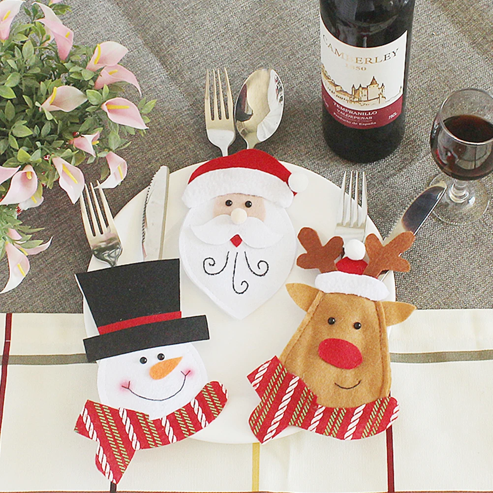3 Pcs Cutlery Bag Christmas Tableware Cover Cloth Holder Dining Party Centerpieces Reusable Eco Friendly Storage Tray
3 Pcs Cutlery Bag Christmas Tableware Cover Cloth Holder Dining Party Centerpieces Reusable Eco Friendly Storage Tray